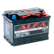 Аккумулятор ALFA Hybrid 75Ah 720A R+ Аккумулятор ALFA Hybrid 75Ah 720A R+