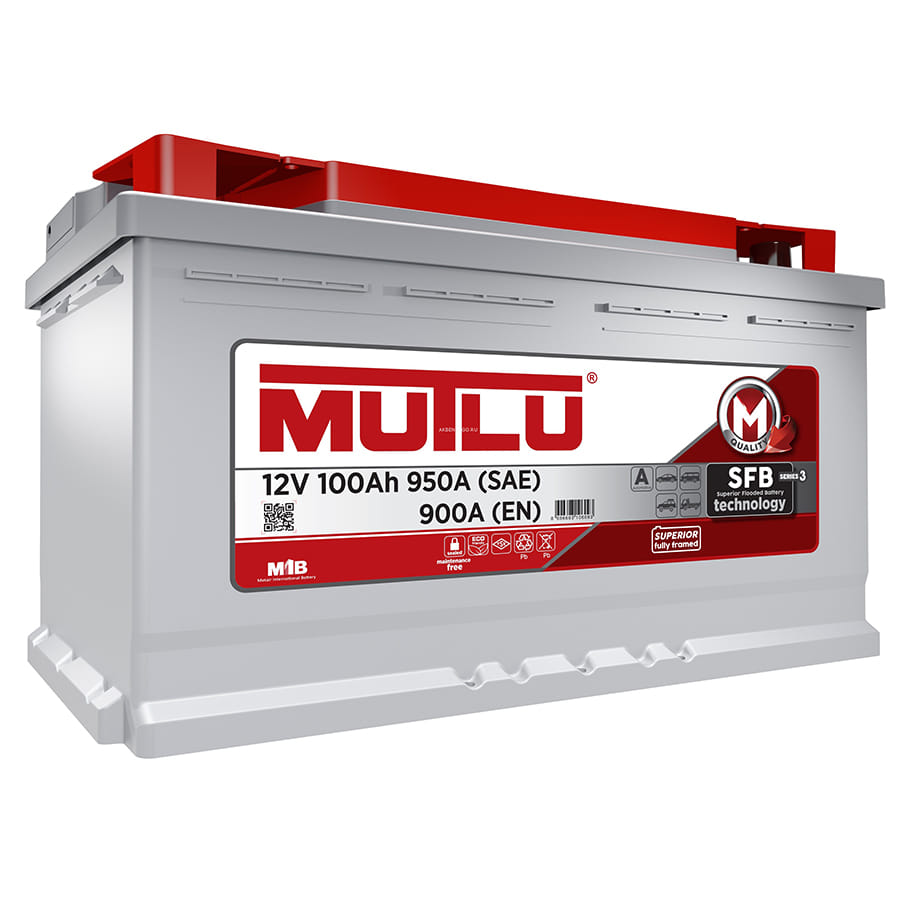 Аккумулятор MUTLU 100Ah 900A R+