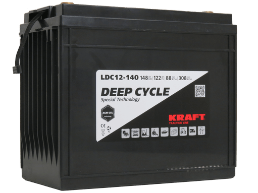Аккумулятор KRAFT 12V-148Ah(C20) L+