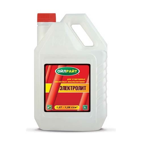 ЭЛЕКТРОЛИТ КИСЛОТНЫЙ OILRIGHT 5504 5л