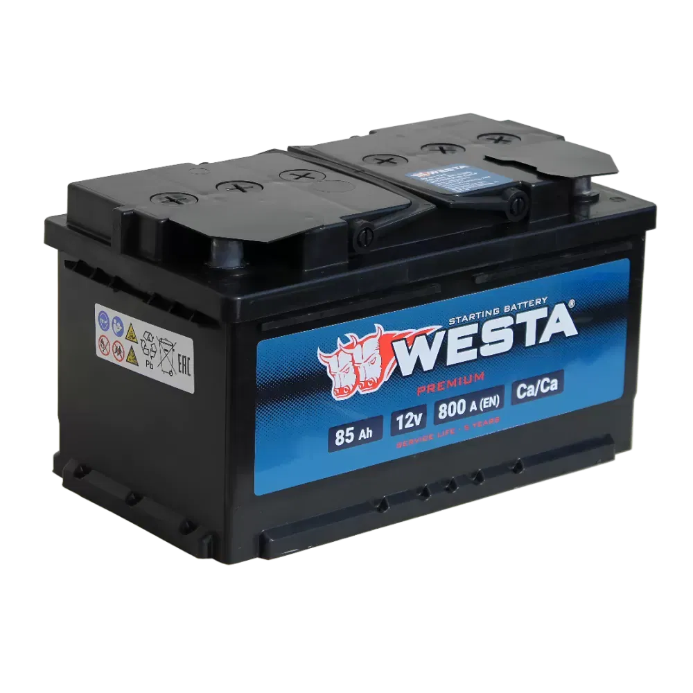 Аккумулятор WESTA 85Ah 800A R+ низкий