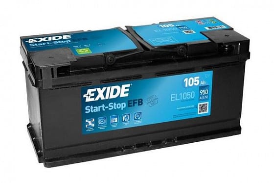 Аккумулятор EXIDE EFB 105Ah 950A R+
