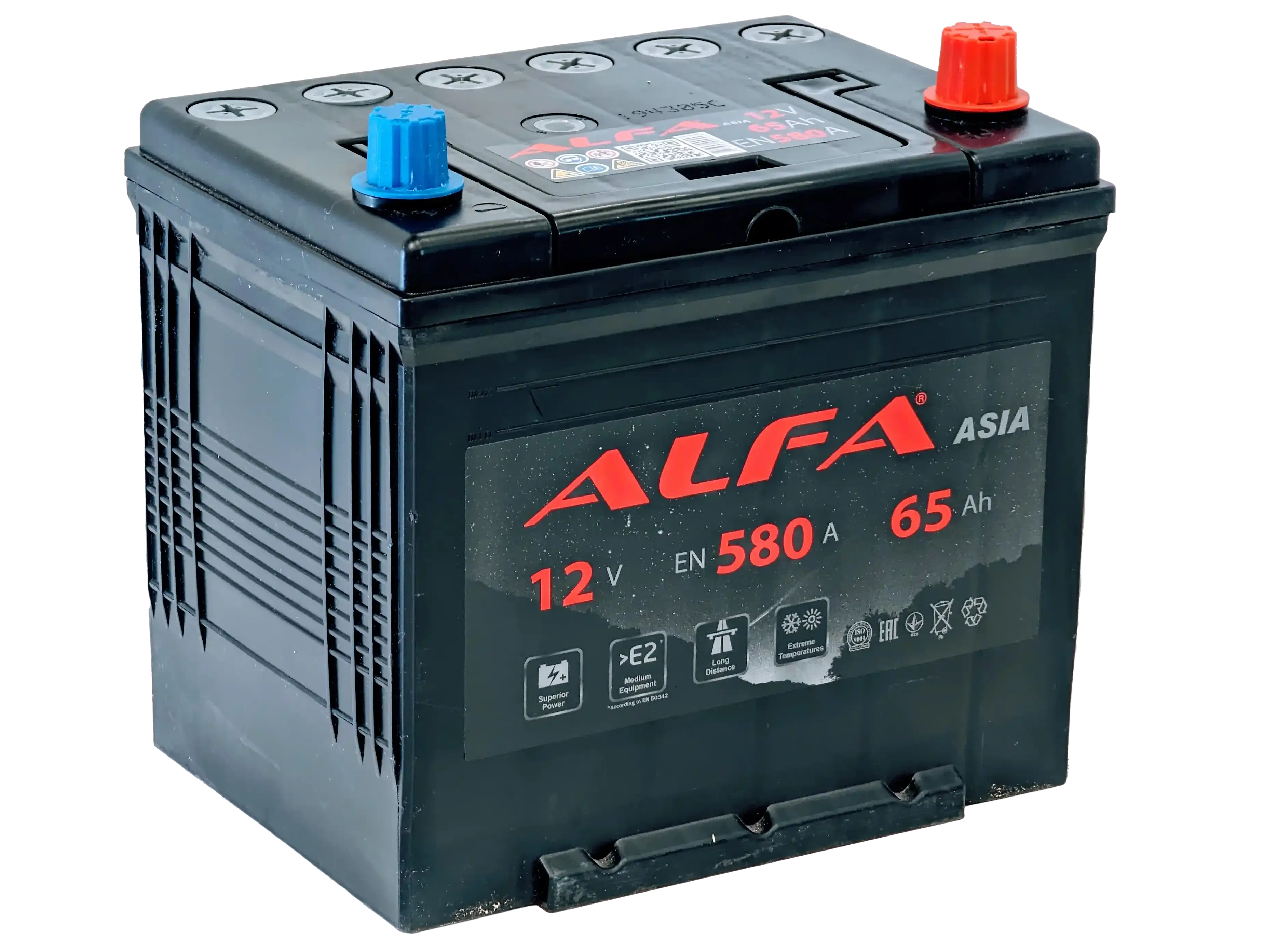 Аккумулятор ALFA ASIA 65Ah 580A R+
