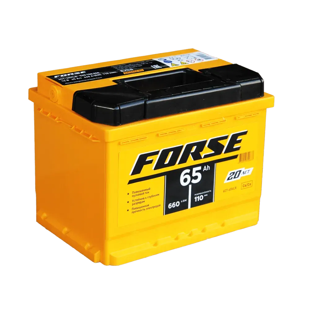 Аккумулятор FORSE 65Ah 660A R+