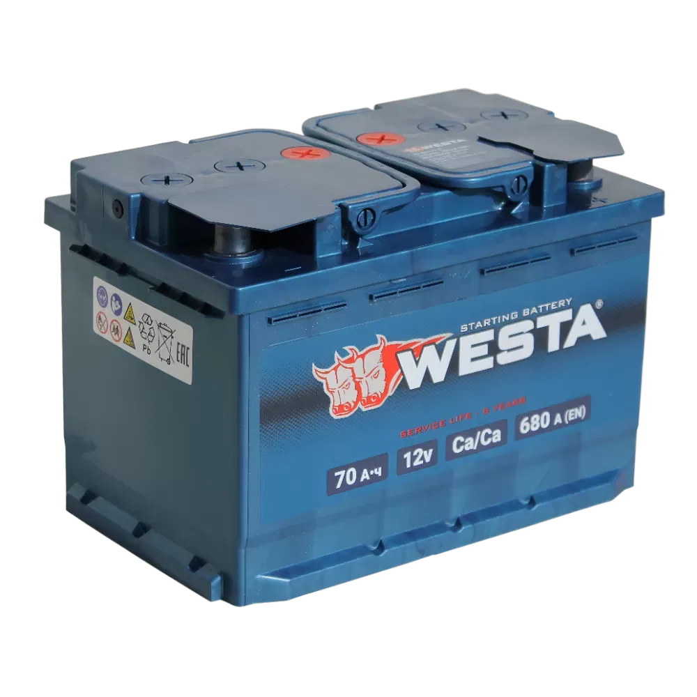 Аккумулятор WESTA 70Ah 680A R+