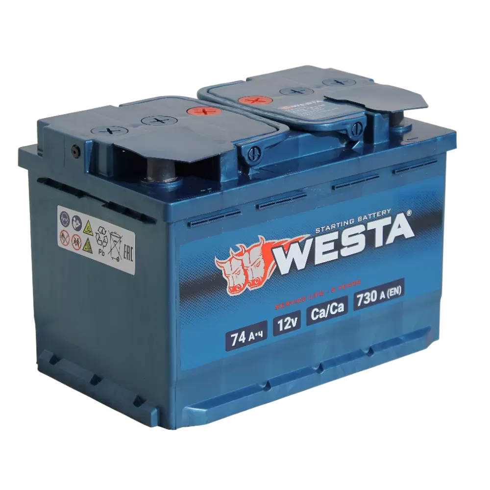 Аккумулятор WESTA 74Ah 760A L+