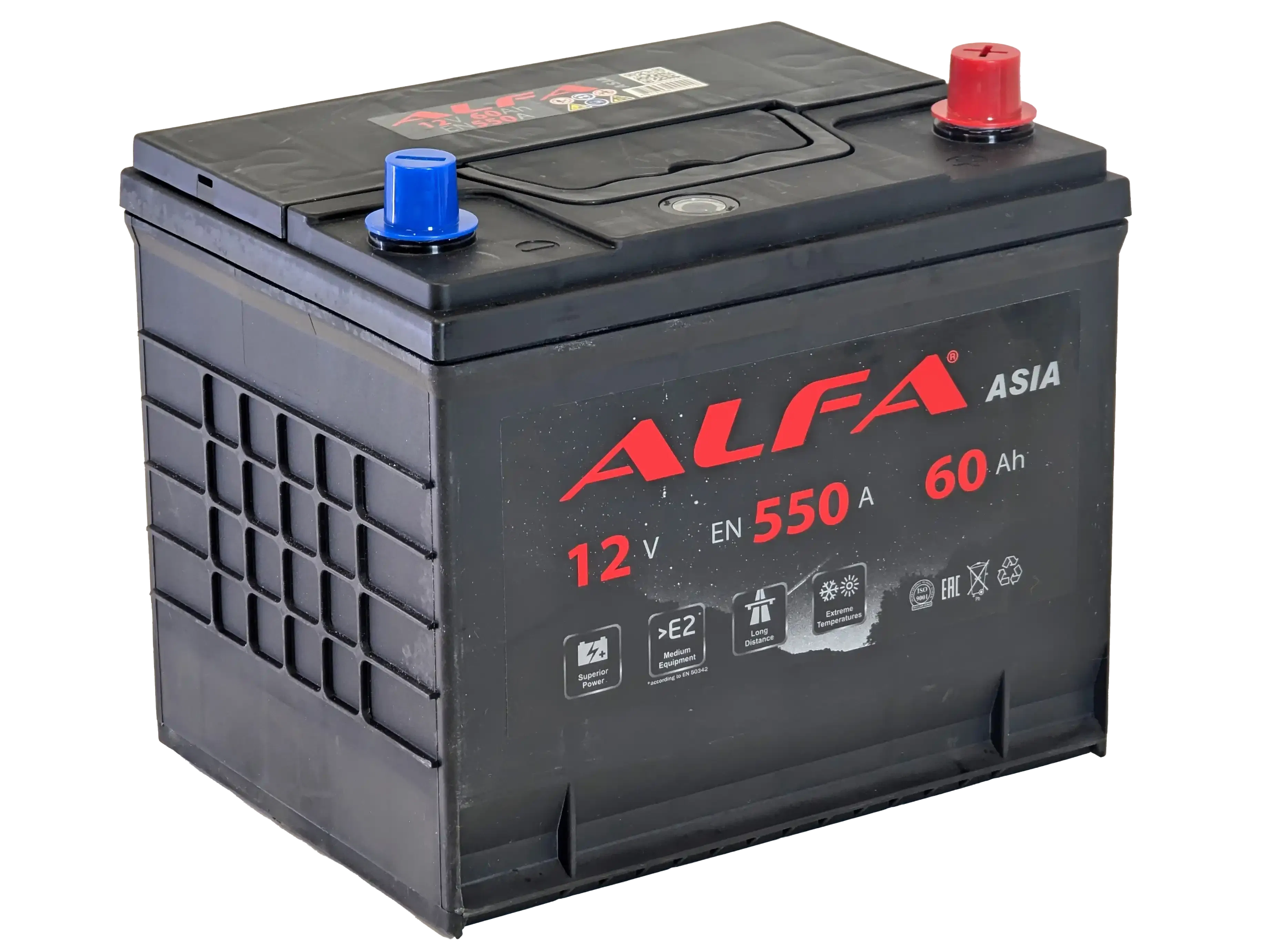 Аккумулятор ALFA ASIA 60Ah 550A R+