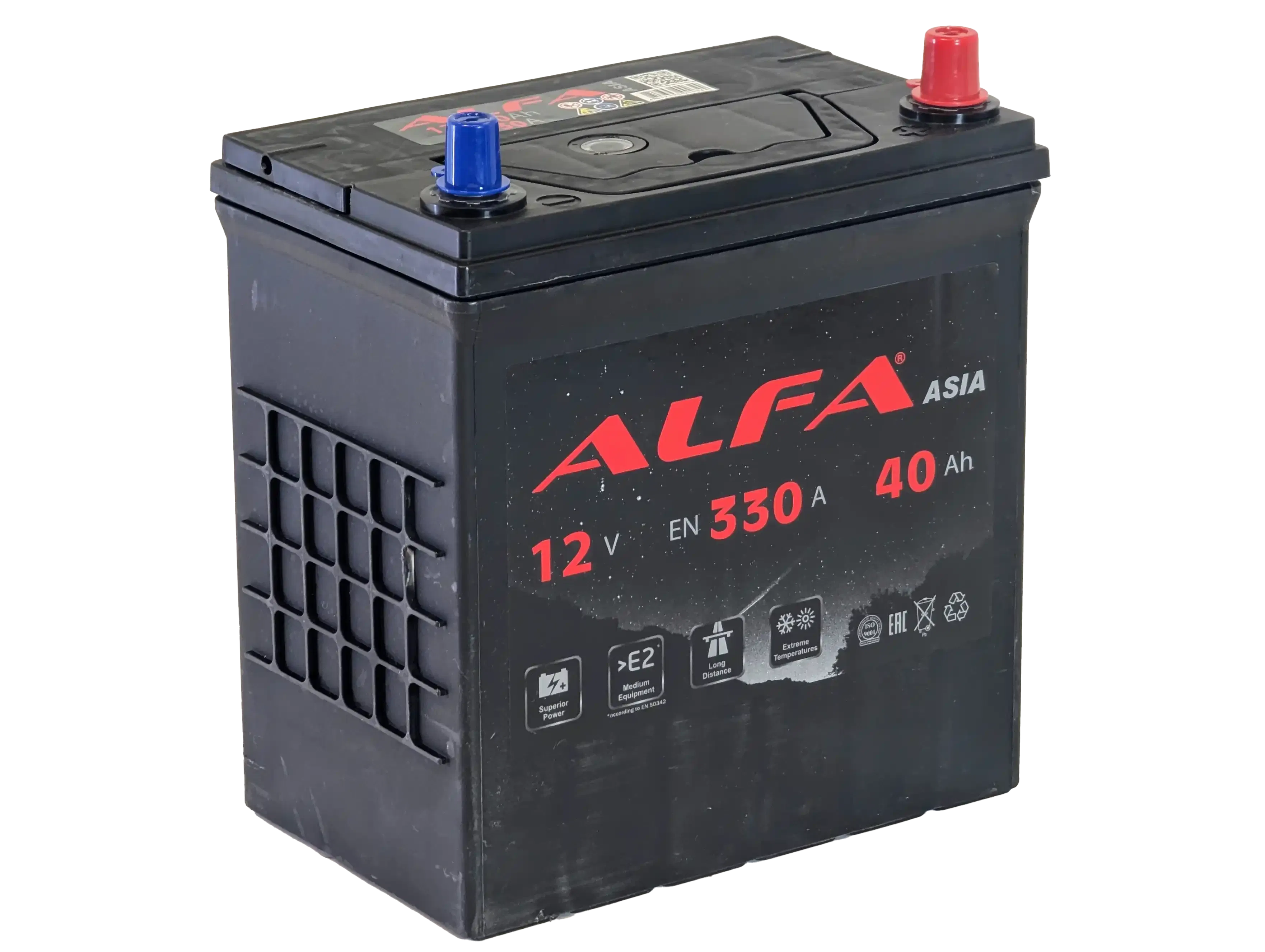 Аккумулятор ALFA ASIA 40Ah 330A R+