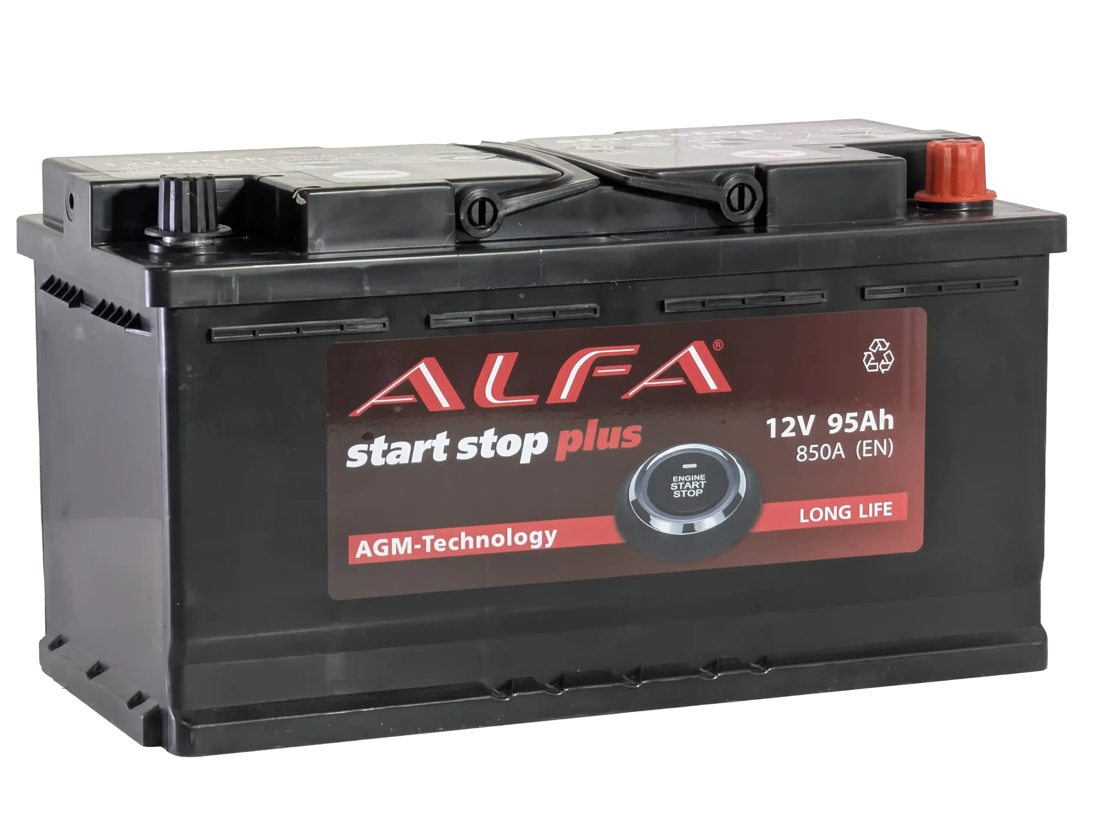Аккумулятор ALFA AGM 95Ah 850A R+