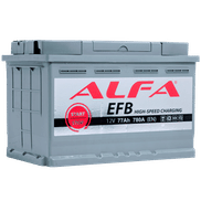 Аккумулятор ALFA EFB 77Ah 780A R+ Аккумулятор ALFA EFB 77Ah 780A R+
