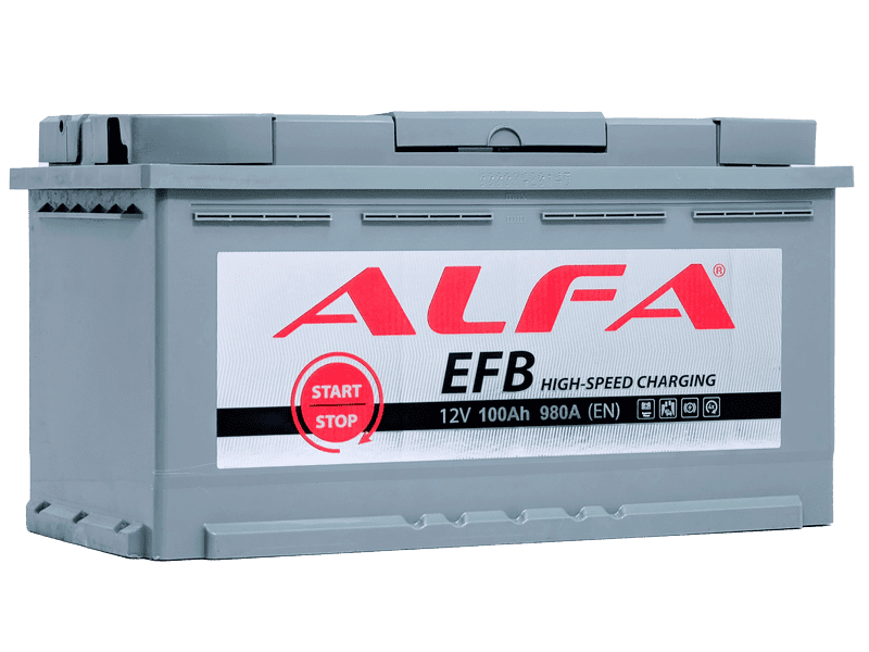 Аккумулятор ALFA EFB 100Ah 980A R+