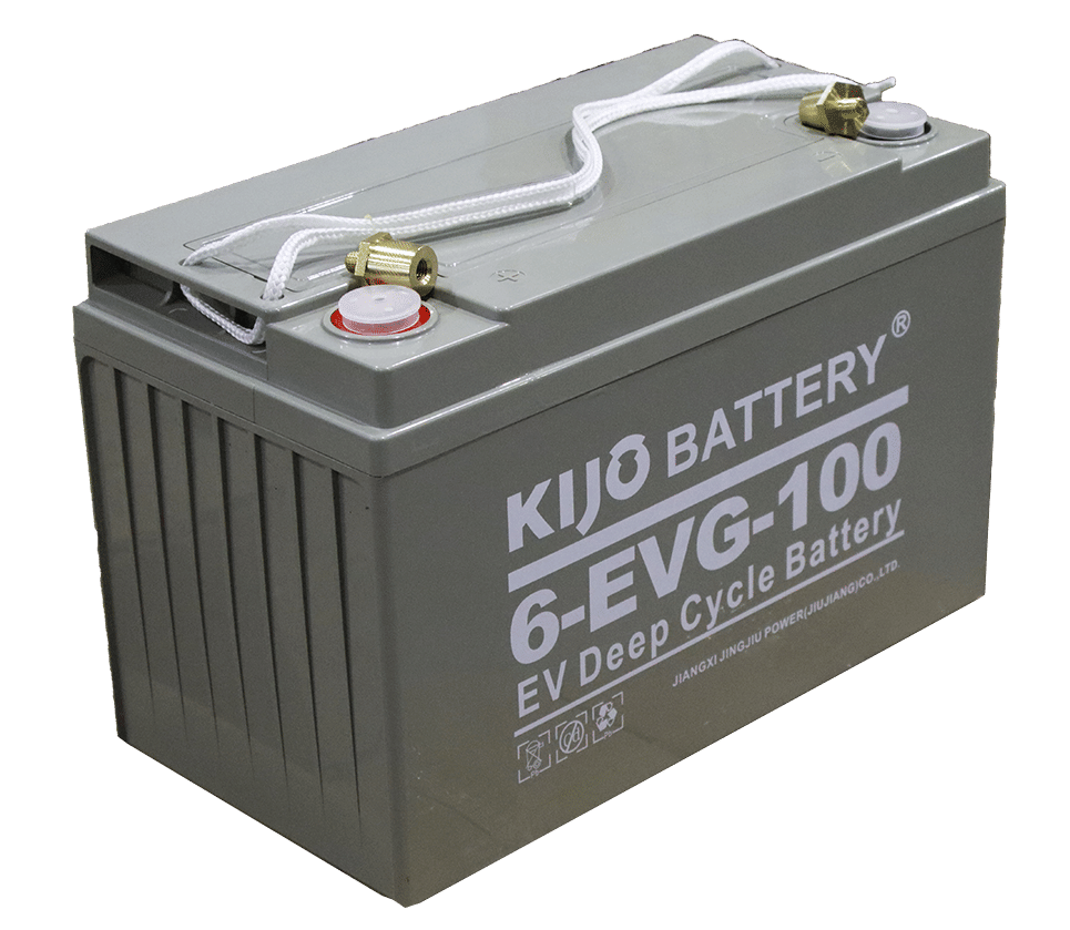Аккумулятор KIJO 12V 6-EVG-100Ah (M8+DIN)
