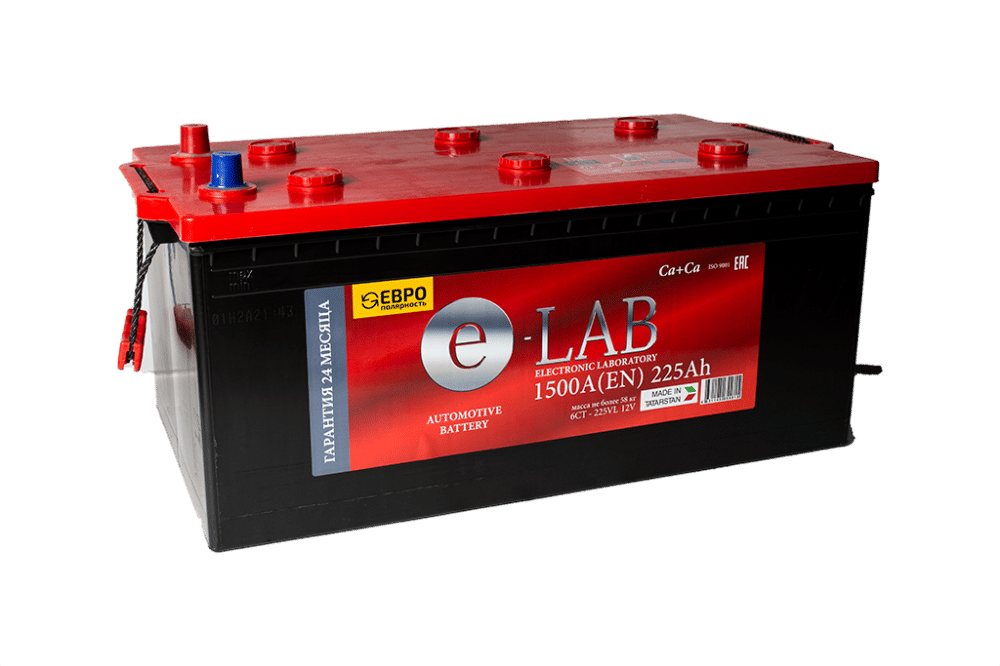 Аккумулятор E-LAB 225Ah 1500A R+