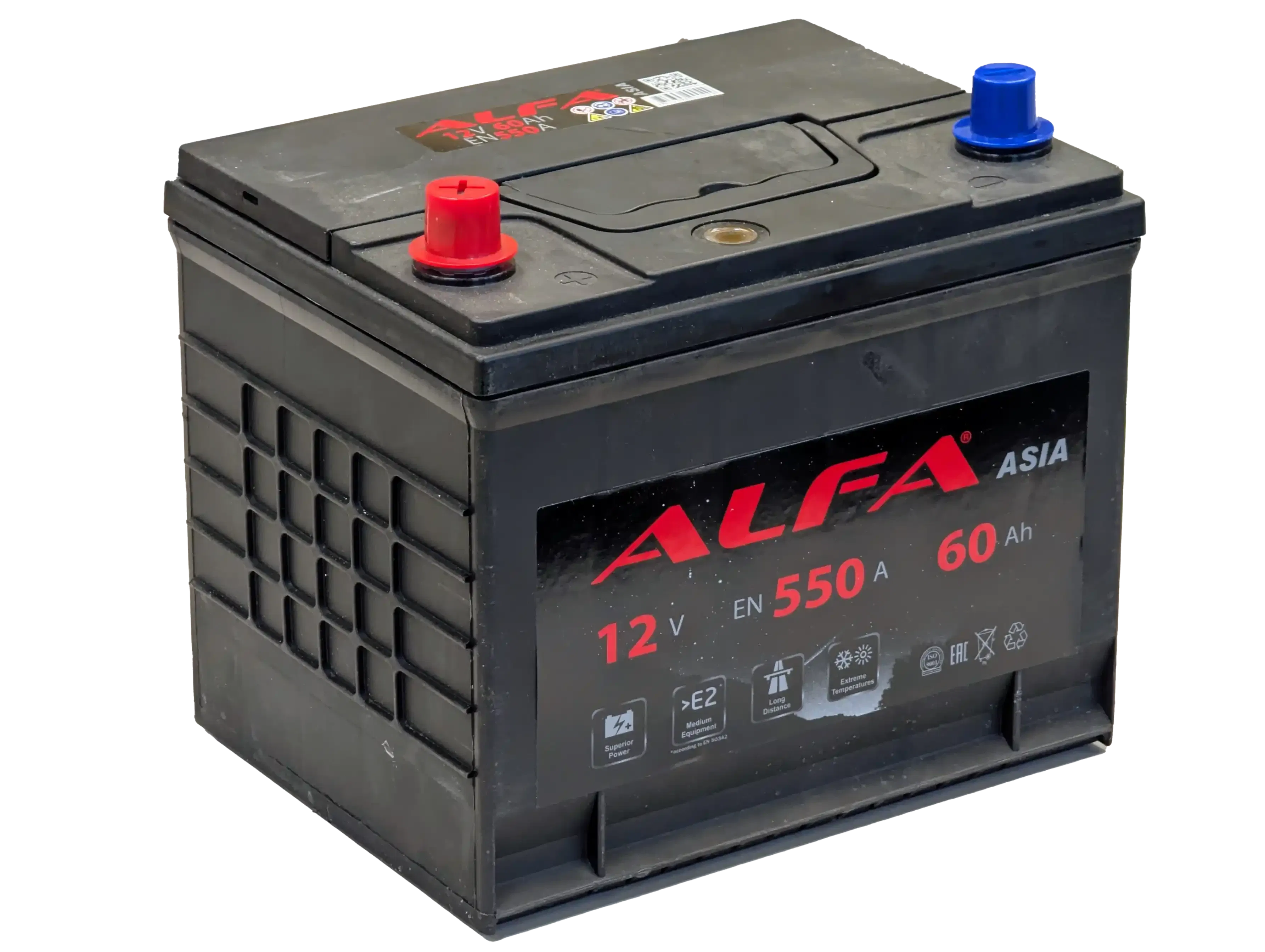 Аккумулятор ALFA ASIA 60Ah 550A L+