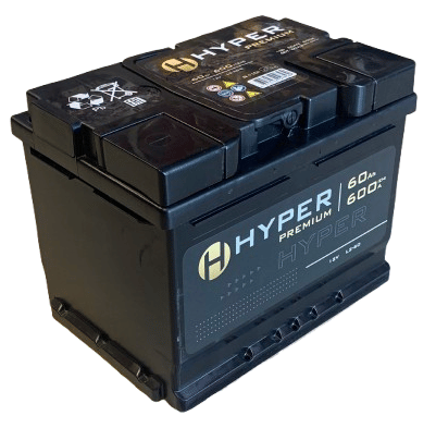 Аккумулятор HYPER 60Ah 600A R+