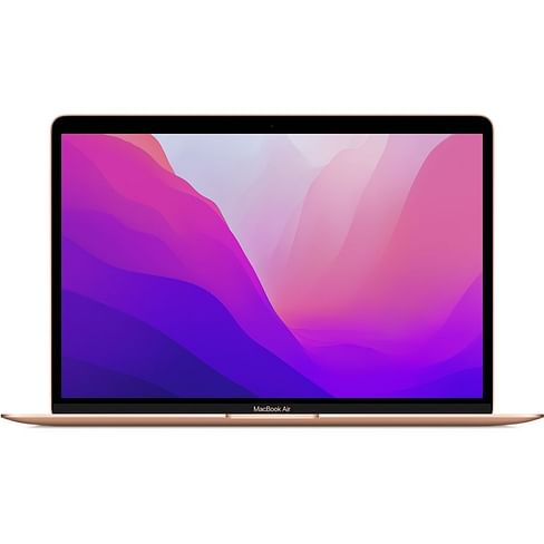 13-inch MacBook Air, Model A2337: Apple M1 chip with 8-core CPU and 7-core GPU, 256GB - Gold Apple MGND3