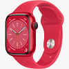 Apple Watch Series 8 GPS 41mm (PRODUCT)RED Aluminium Case with (PRODUCT)RED Sport Band - Regular Apple MNP73
