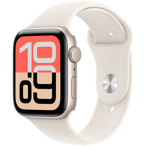 Watch SE 3 GPS 44mm Starlight Aluminium Case with Starlight Sport Band - S/M Apple MEHG4