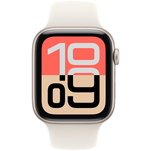 Watch SE 3 GPS 44mm Starlight Aluminium Case with Starlight Sport Band - M/L Apple MEHJ4