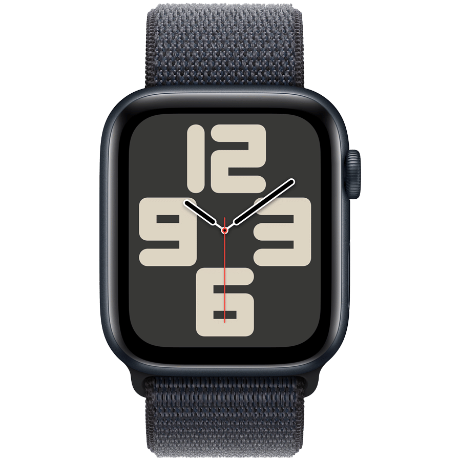 Apple Watch SE 2024 GPS 40mm Midnight Aluminium Case with Ink Sport Loop Apple MXEA3