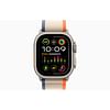 Apple Watch Ultra 2 GPS + Cellular, 49mm Titanium Case with Orange/Beige Trail Loop - M/L Apple MT5W3