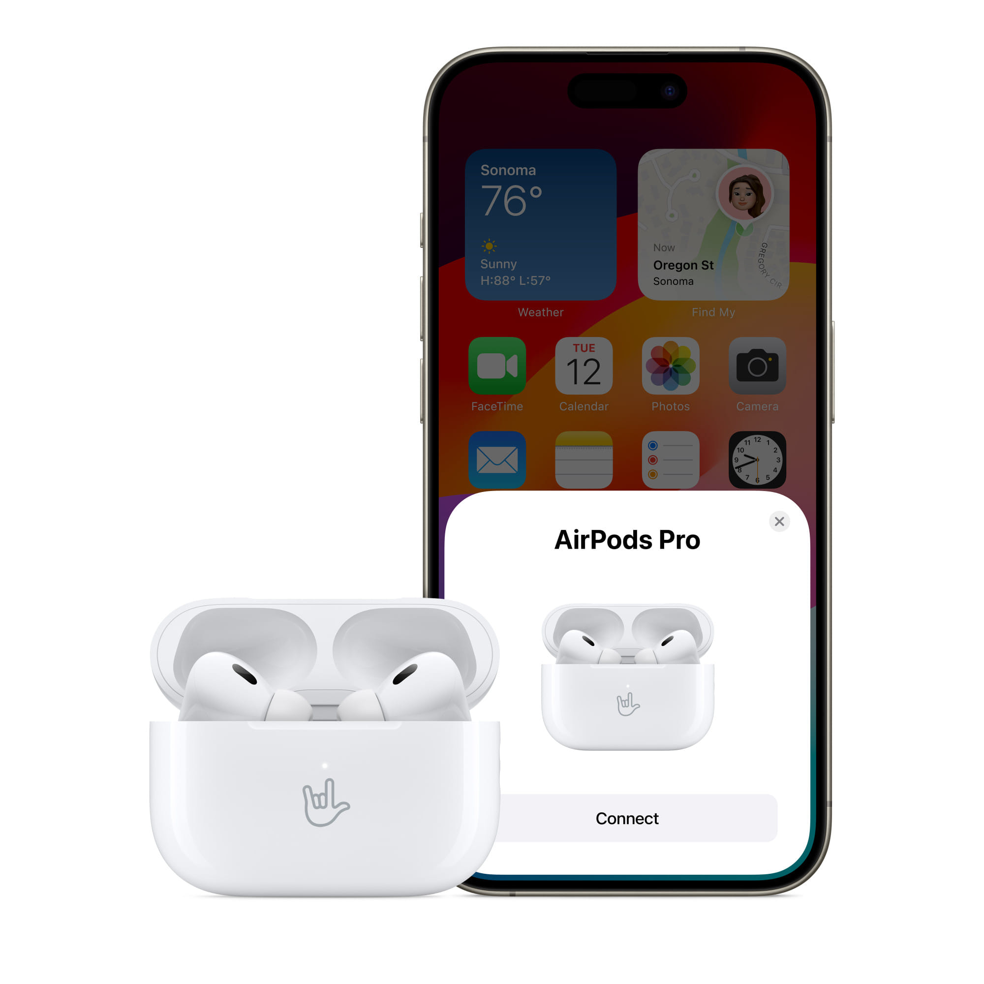 AirPods Pro (2nd generation) with MagSafe Charging Case (USB‑C) Apple MTJV3