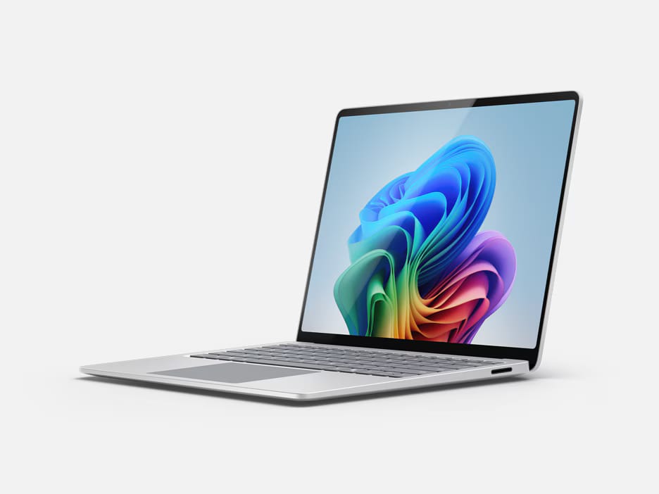 Surface Laptop, Copilot+ PC 15 inch Platinum Snapdragon® X Elite (12 Core), 16GB RAM, 256GB SSD Microsoft