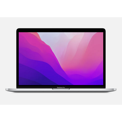 13-inch MacBook Pro: Apple M2 chip with 8-core CPU and 10-core GPU, 8GB unified memory, 512GB SSD - Silver Apple MNEQ3