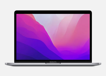 13-inch MacBook Pro: Apple M2 chip with 8-core CPU and 10-core GPU, 8GB unified memory, 512GB SSD - Space Grey Apple MNEJ3