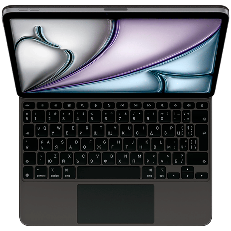 Magic Keyboard for iPad Air 11-inch (M4) - Russian - Black, Model A3339 Apple MGYX4