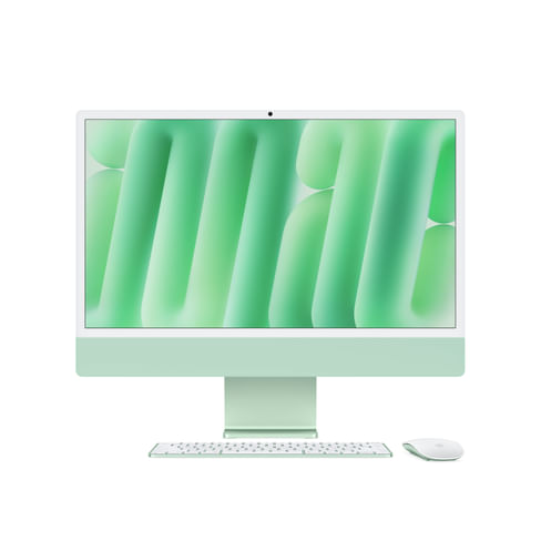 IMac 24" M4, 10-core CPU, 10-core GPU, 16GB RAM, 256GB SSD, Four Thunderbolt 4 ports, Gigabit Ethernet - Green (Touch ID) Apple MWUY3