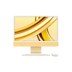IMac 24" M3, 8-core CPU, 10-core GPU, 8GB RAM, 256GB SSD - Yellow (Touch ID) Apple