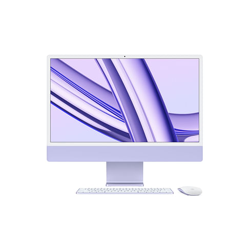 IMac 24" M3, 8-core CPU, 10-core GPU, 8GB RAM, 256GB SSD - Purple (Touch ID) Apple