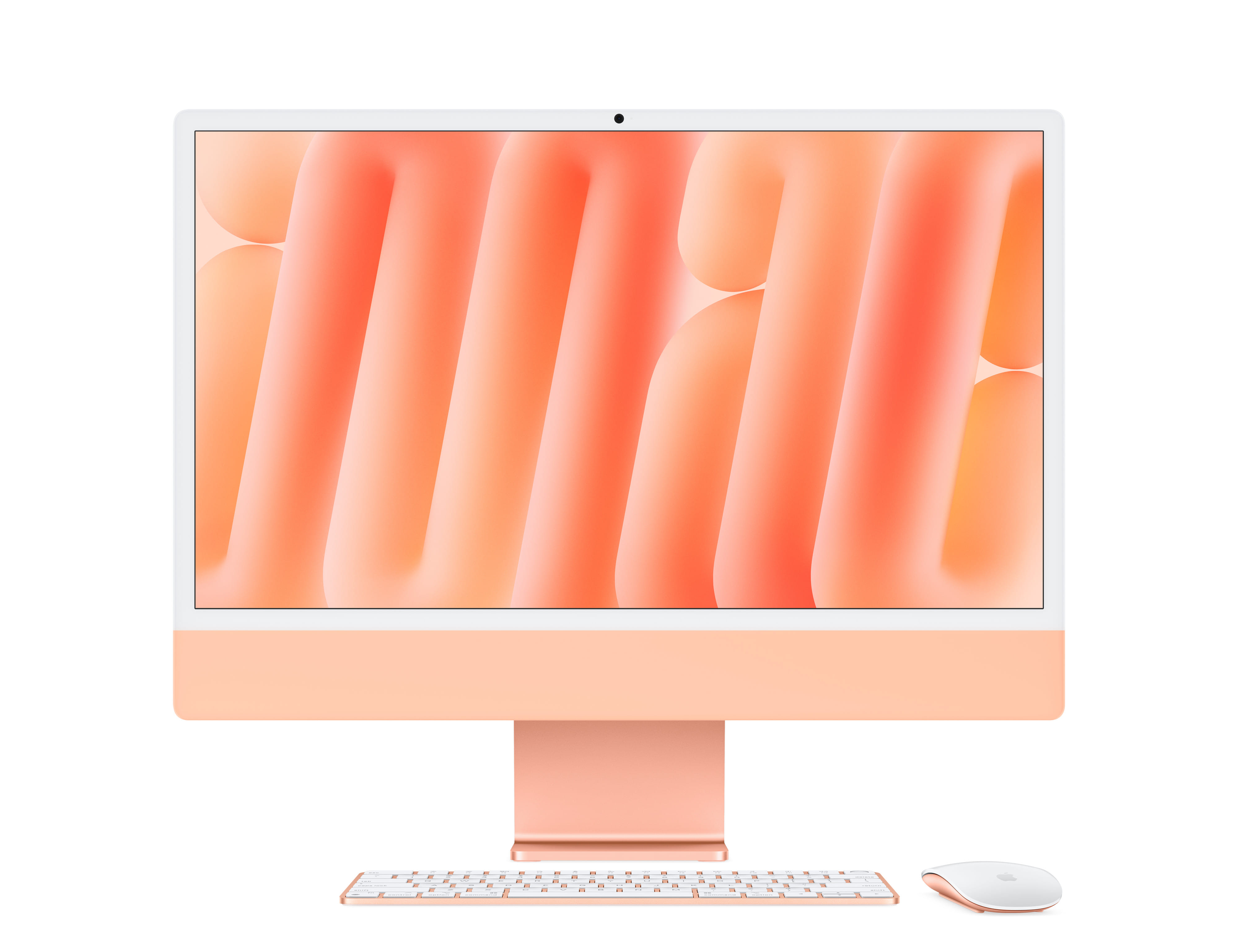 IMac 24" M4, 10-core CPU, 10-core GPU, 16GB RAM, 512GB SSD, Four Thunderbolt 4 ports, Gigabit Ethernet - Orange (Touch ID) Apple