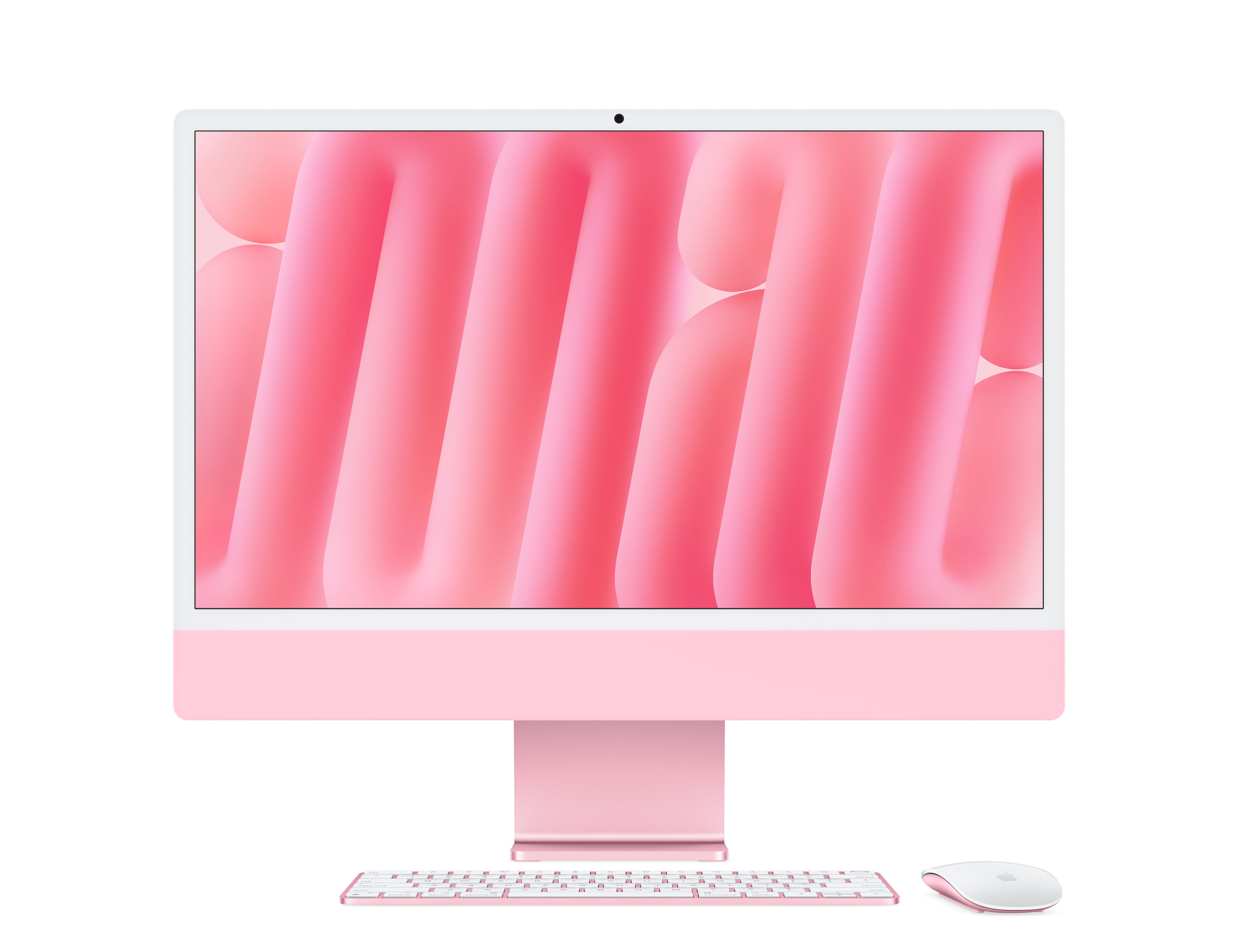 IMac 24" M4, 10-core CPU, 10-core GPU, 16GB RAM, 512GB SSD, Four Thunderbolt 4 ports, Gigabit Ethernet - Pink (Touch ID) Apple MWV53
