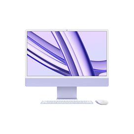 IMac 24" M3, 8-core CPU, 10-core GPU, 8GB RAM, 512GB SSD - Purple (Touch ID) Apple