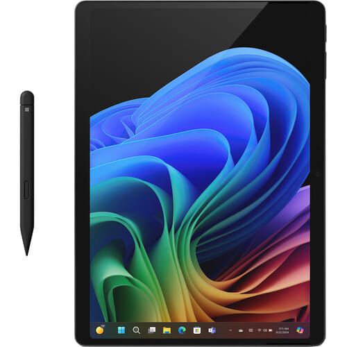 Surface Pro for Business, Copilot+ PC, 13-inch Intel® Core™ Ultra 7 processor (Series 2), with OLED display, Black, 16GB RAM, 256GB SSD Microsoft
