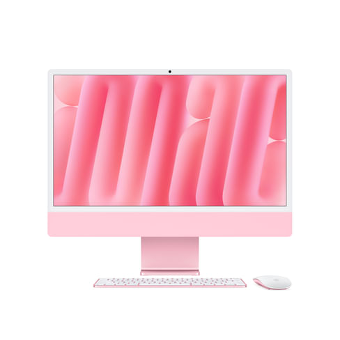 IMac 24" M4, 10-core CPU, 10-core GPU, 24GB RAM, 512GB SSD, Four Thunderbolt 4 ports, Gigabit Ethernet - Pink (Touch ID) Apple MD2U4