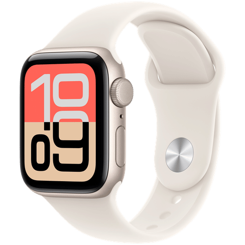 Watch SE 3 GPS 40mm Starlight Aluminium Case with Starlight Sport Band - S/M Apple MEH34