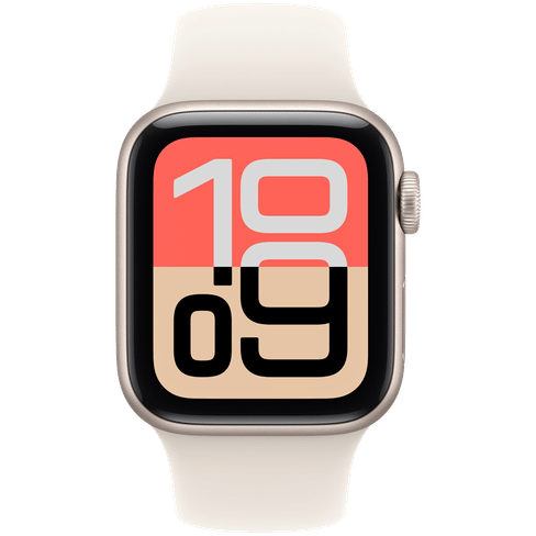 Watch SE 3 GPS 40mm Starlight Aluminium Case with Starlight Sport Band - M/L Apple MEH54