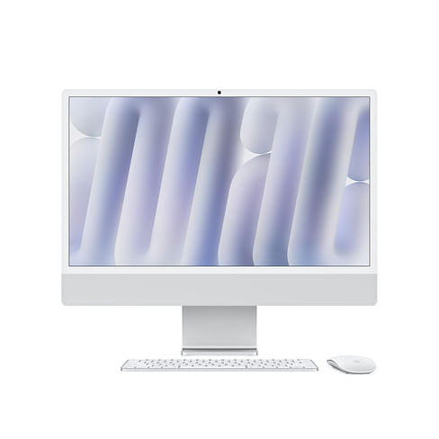 IMac 24" M4, 10-core CPU, 10-core GPU, 24GB RAM, 512GB SSD, Four Thunderbolt 4 ports, Gigabit Ethernet - Silver (Touch ID) Apple MCR24