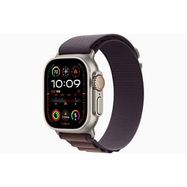 New Watch Ultra 2 GPS + Cellular, 49mm Titanium Case with Indigo Alpine Loop - Medium Apple MT5N3