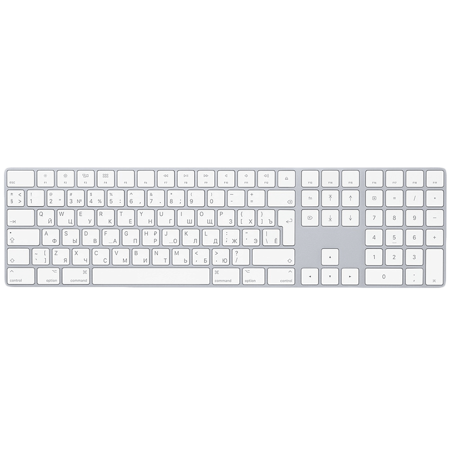 Magic Keyboard with Numeric Keypad - Russian - Silver, Model A1843 Apple MXCJ3