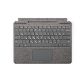 Surface Pro Keyboard with pen storage and key for Copilot - Platinum Microsoft