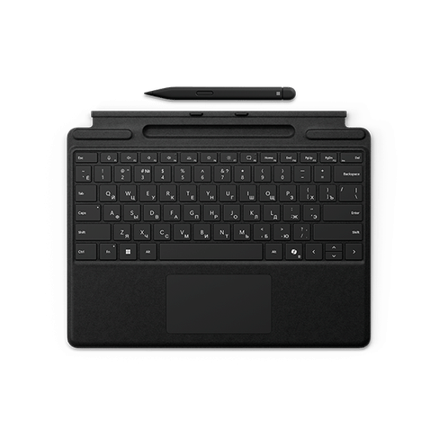 Surface Pro Keyboard with Slim Pen and key for Copilot - Black Microsoft