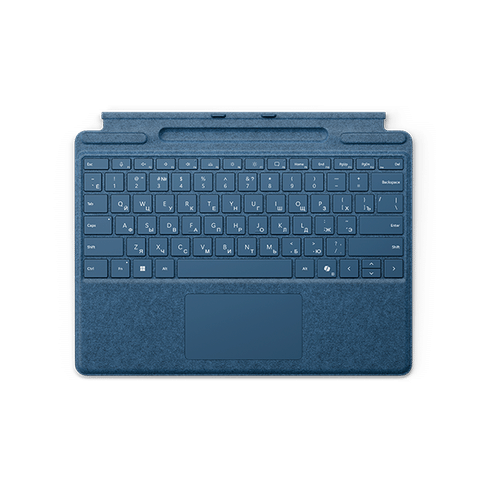 Surface Pro Keyboard with pen storage and key for Copilot - Sapphire Microsoft