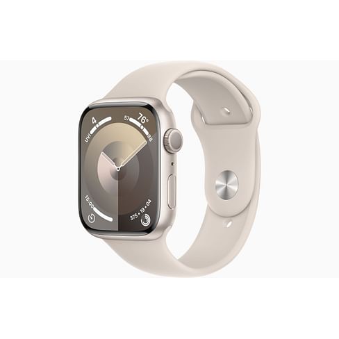 New Watch Series 9 GPS, 45mm Starlight Aluminum Case with Starlight Sport Band Apple MT3H3