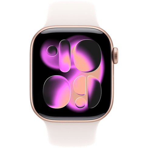 Watch Series 11 GPS 42mm Rose Gold Aluminium Case with Light Blush Sport Band - M/L Apple MEU44
