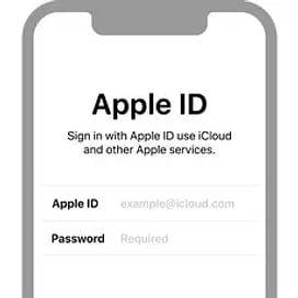 Создание учетной записи Apple ID, Apple