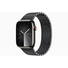 New Watch Series 9 GPS + Cellular, 45mm Graphite Stainless Steel Case with Space Black Link Bracelet Apple MUHM2